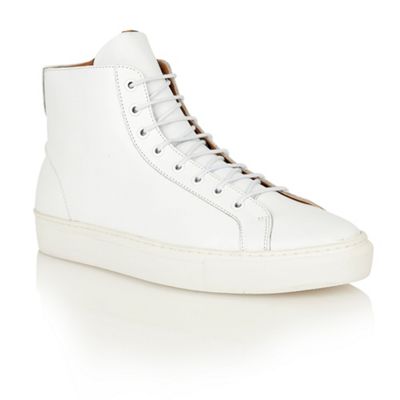 Frank Wright White 'Logan' high-top sneakers